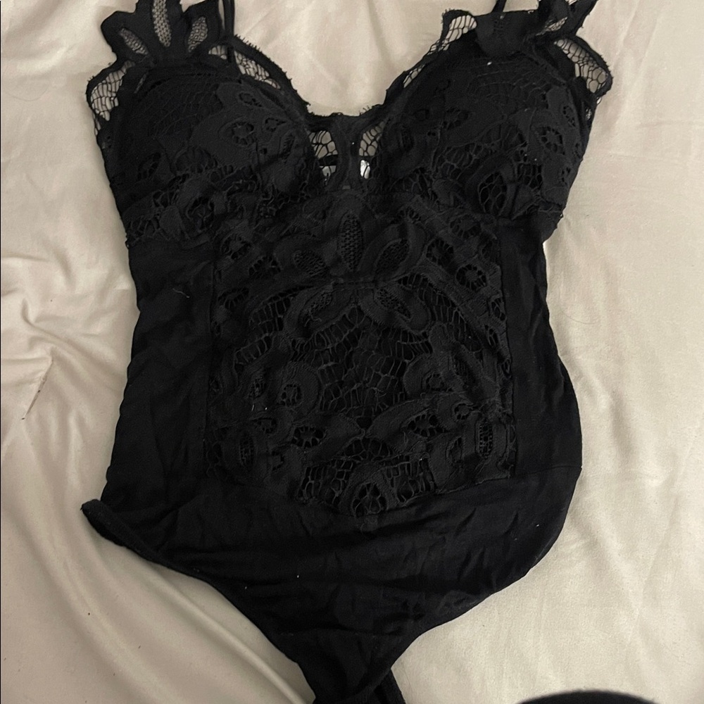 Black Lace Bodysuit
